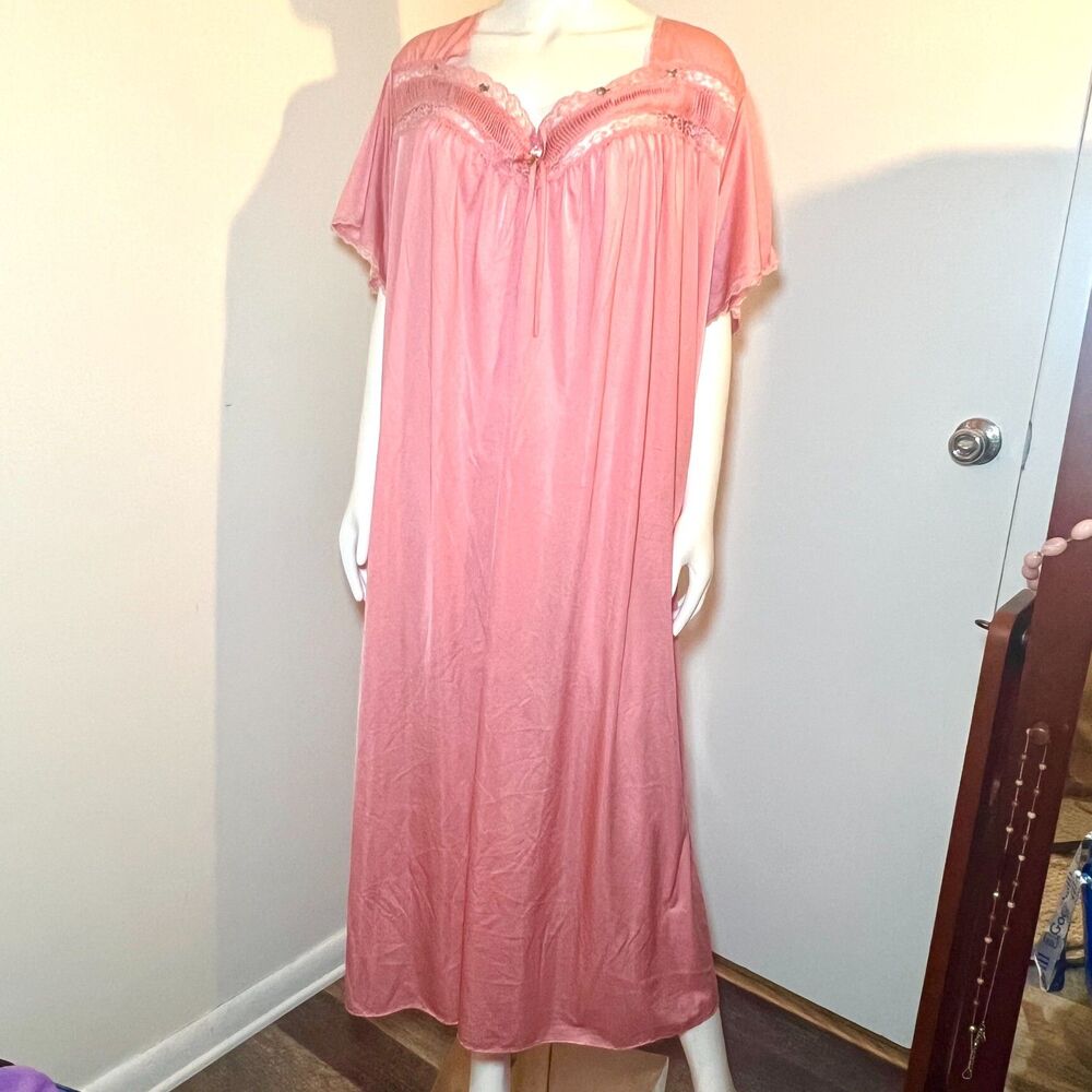 Only Necessities Nightgown 4XL - Vintage Romantic Coquette Cottage Prairie Retro